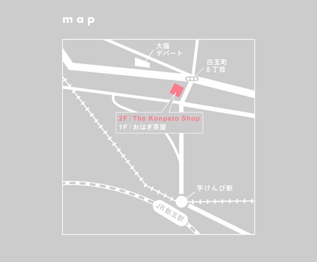 シンプルでプレーンな地図を作成します 【修正無制限＆AIデータ込み】どんな媒体にも合います◎ イメージ1