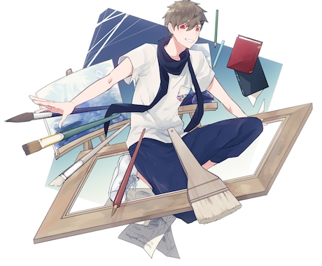 立ち絵お描きします TRPGや動画などで使える立ち絵をお描きします！ イメージ2