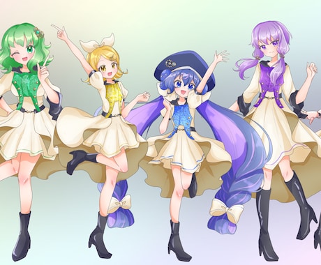 立ち絵描きます 様々な用途で使える立ち絵イラストを描きます イメージ1
