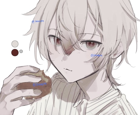 先着3件 / 格安でイラスト全般お描きします アイコン、動画用、TRPG立ち絵、キャラクターデザイン等 イメージ2