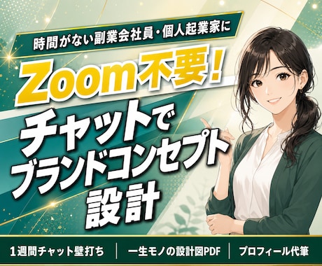 チャットだけであなたのブランディングを設計します 出品相談も可能！副業・個人企業家のマーケティング戦略を提案 イメージ1