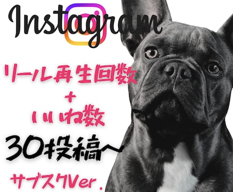 インスタ✨リール＆いいね✨30投稿拡散します “投稿するたび伸びる”を実現する月額プラン イメージ1