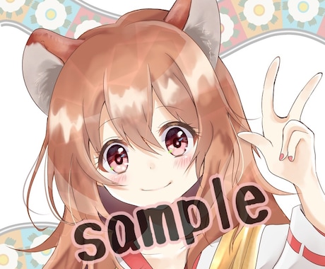SNSのアイコンなどお描きいたします ご自身はもちろんっ、ご友人の方へのﾌﾟﾚｾﾞﾝﾄなどにも✩ イメージ2