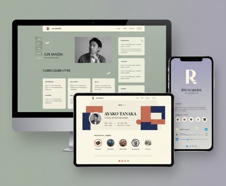React×高技術！唯一無二のCVサイト作ります 90年代レトロからサイバーパンクまで。デザイン自由自在。 イメージ2