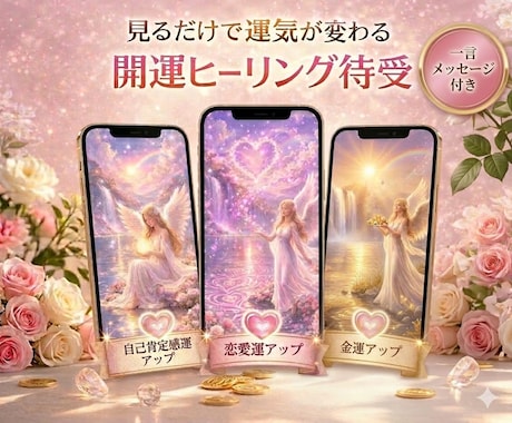 見るだけで波動が整うヒーリング待受をお届けします ヒーリング待受画像と天使からのメッセージをお伝えします。 イメージ1