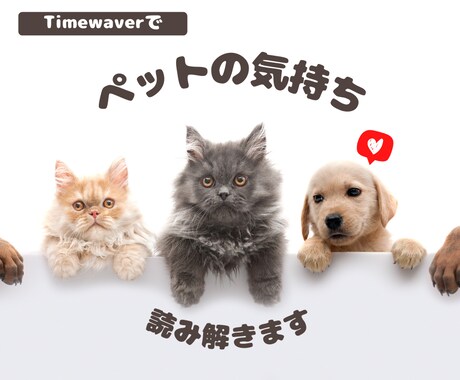ペットの気持ちを読み解きます 言葉にできない“うちの子”の声、受け取ってみませんか？ イメージ1