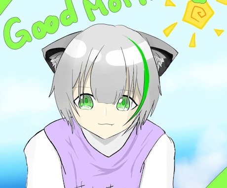 ようつべやXなどのSNS用のイラストを描きます カッコいい絵柄から可愛い絵柄まで！お任せください✨ イメージ1