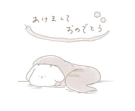 動物のゆる〜いイラスト描きます イメージ1