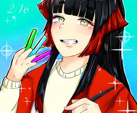 オーダーメイド1枚絵・SNS用アイコンお描きします 激安でもハイクオリティ！オーダーメイドイラスト！ イメージ2