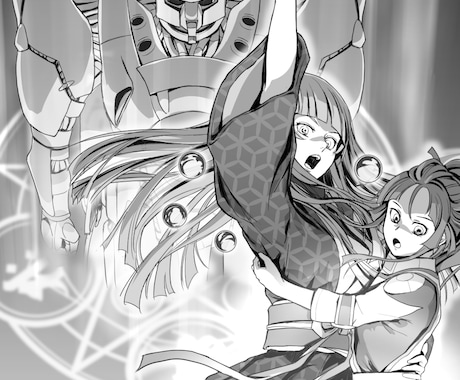 WEB小説の挿絵イラストを作成致します 物語の世界観を表現するモノクロ挿絵を描きます イメージ1