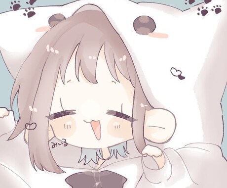ゆるもちアイコンをお描きます 無制限修正可能で納得のいくゆるもちをあなたへ イメージ2