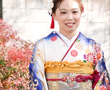 日常を切りとったような自然な笑顔をお撮り致します 関西エリア　女性カメラマン【小物レンタル無料】和傘 イメージ1