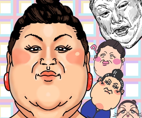 スピード納品！似顔絵イラストを作成します イメージ1