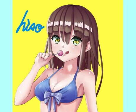SNS等で使うキャラクターアイコンお描きします 特に可愛い女性キャラクター、お任せください！ イメージ2
