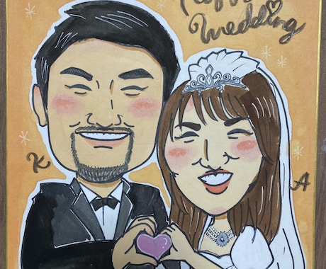期間限定！似顔絵師がお安く似顔絵描きます 結婚式、記念日などのプレゼントにいかがですか？ イメージ1
