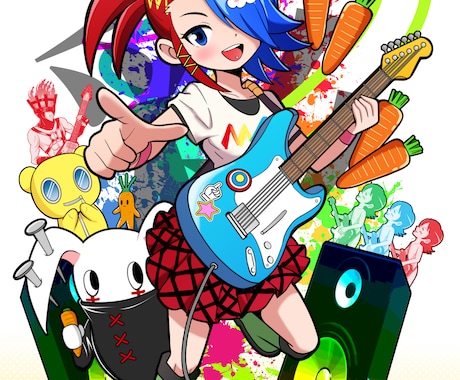 幅広い用途でイラスト描きます 挿絵、アイコン、似顔絵、キャラデザ、ポスターなんでもどうぞ！ イメージ1