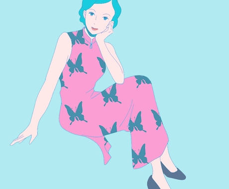 シンプルなイラスト描きます アイコンやSNS、動画のイラストのご利用に イメージ1