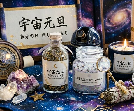 宇宙元旦にちなみ鑑定します 宇宙元旦の運気を変える行動伝えます イメージ1