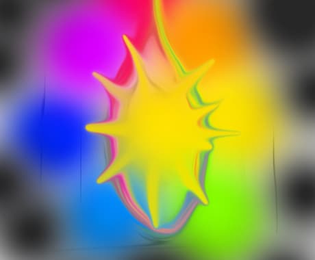 希望の虹色デザイン描きます レインボーライトライト、魅了します イメージ1