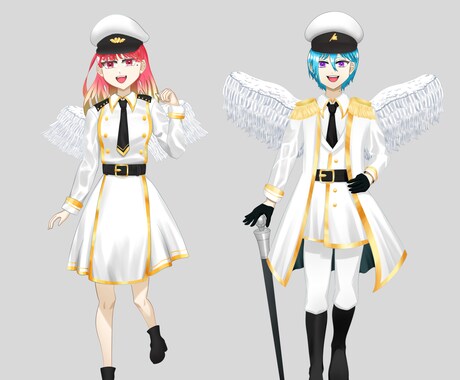 キャラデザ・立ち絵まで合わせてやれます 大体まとめて任せておきたい方へ イメージ2