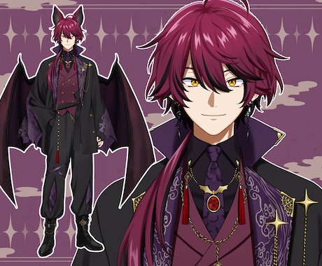Live２Dモデル一括制作承ります かわいいキャラ、かっこいいキャラ、おじさん、幅広く対応します イメージ2