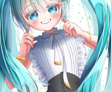 目を引くキラキラなイラスト何でも描きます 様々な配信アプリでご利用いただけます! イメージ2