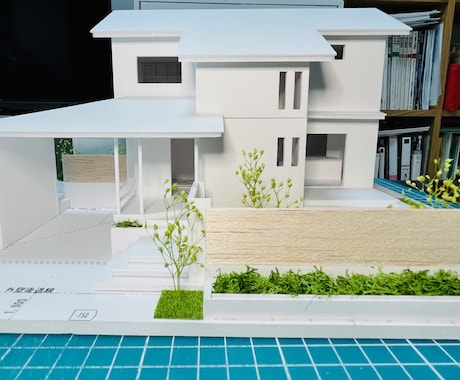 建築白模型製作します 外観や間取りなどを立体的に確認されたい方はご活用ください♪ イメージ2