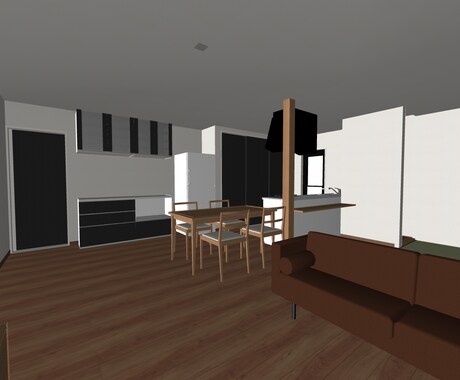 住宅の間取り・パースを作成します パース、3Dcadも同時に作成いたします イメージ2