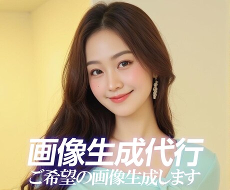 1枚～大量もOK！AI画像生成を代行しますます 最新のFLUXを使用！3回の無料修正付き！広告素材OK！ イメージ1