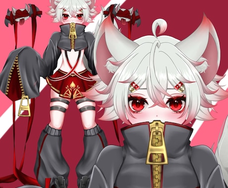 現役Vtuberがあなただけのモデルを作成します あなただけのモデルを１から作成！アフターサービスも充実！ イメージ2