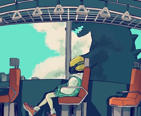 目を惹きつける一枚絵を提供致します 1枚絵/サムネイルなど対応可能です◎ イメージ2
