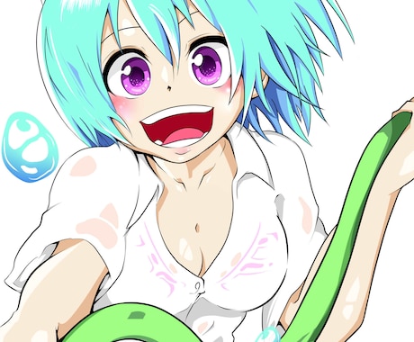 アイコンで利用可能な可愛いイラストを描きます アッサリとしたデフォルメが好きな貴方に… イメージ1