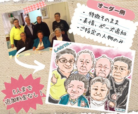 アイコンにも！ふんわり可愛くキャッチーに描きます キャンバスプリント、プレゼントに最適！ イメージ2