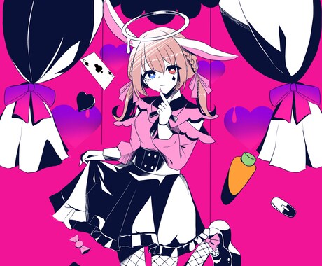 歌ってみたのサムネイラスト描きます イメージ1