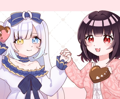 歌ってみた動画のサムネイルや一枚絵を描きます 個人配信者も大歓迎！本家MVに寄せることもできます イメージ1