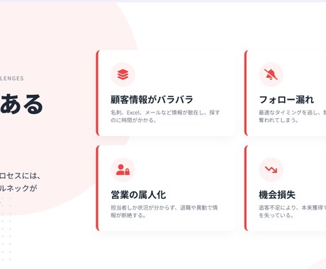 問い合わせ〜顧客管理〜フォローを自動化します 顧客情報を資産化し営業を仕組み化します イメージ2