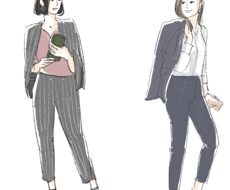 イラストカット描きます 雑誌や広告のイラストカットを描きます。 イメージ1
