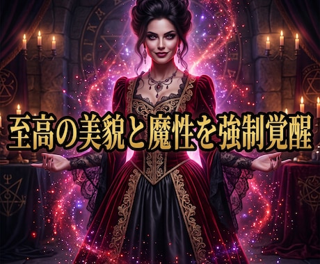 ドス黒い情念を至高の美へ錬成し絶対的な魔女にします 絶望の連鎖を完全に破壊し、美しき絶対魔女へと覚醒せよ イメージ2
