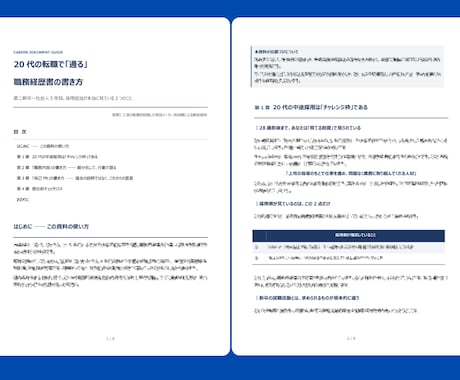 20代の転職で「通る」職務経歴書の書き方教えます 20代・第二新卒向け 職務経歴書の書き方 解説PDF イメージ2