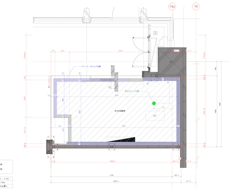 商空間などの基本図を描きます デザイナーの経験を元に、施主や設計者の意図を組む作図人 イメージ1