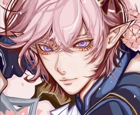 ファンタジー系の画風でアイコンイラスト制作します イメージ1