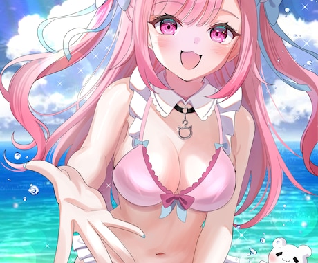 イラスト全般萌え系かわいい絵柄でお描きします ★ココナラ実績１００件超え★安心してご依頼いただけます！ イメージ2