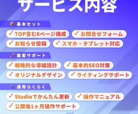 伝わるデザインで戦略的HPを制作します Studio Expertsが作る高品質オリジナルサイト イメージ2
