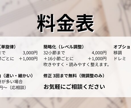 単音メロディ・ジャズソロを耳コピ採譜します 「このフレーズ、譜面にできたら…」を形に。初めての方も安心！ イメージ2