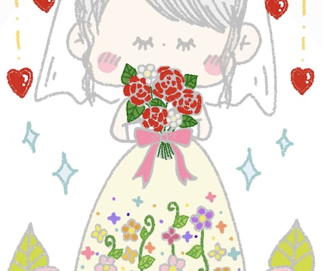 ゆるふわなクレヨンイラストを描きます アイコンやヘッダー、ウェルカムボードなどにいかがでしょうか イメージ2