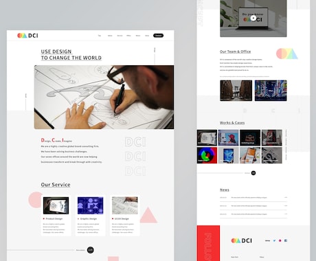 高品質なWeb・LP・UIデザイン・を制作します LPや構成・下層ページもご提案します イメージ2