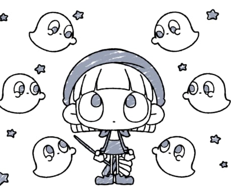 ポップでかわいいイラストを描きます シンプルかつポップでかわいいイラストを得意としています イメージ2