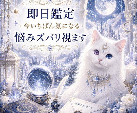 即日鑑定｜今いちばん気になる悩みズバリ視ます 今いちばん気になるテーマを恋愛・仕事・人間関係なんでも視ます イメージ1
