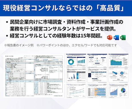 銀行融資・口座開設の事業計画書を作成します 【原稿無しOK】短納期：1500件実績の現役コンサルが支援 イメージ2