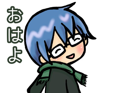 シンプルなイラスト描きます お気軽にお試しください〜優しい人がいいなぁ。 イメージ1